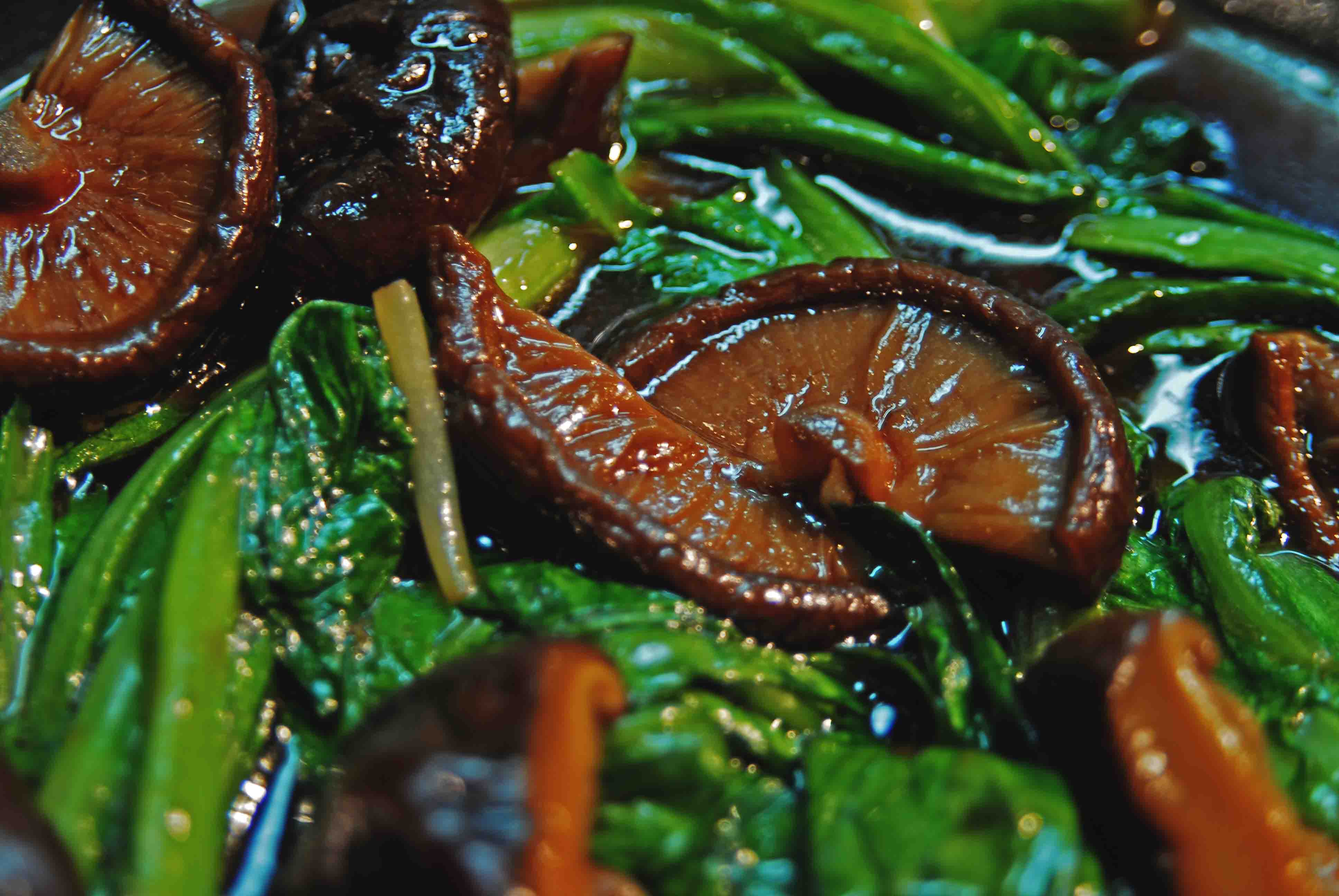 Las verduras típicas en la cocina china